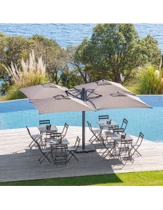 OMBRELLONE SETIRI 4X 2X2MT ARDESIA 165491 su TreG Ingrosso