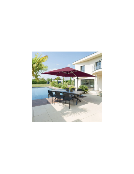 OMBRELLONE EQUADOR 3 X 4 BORDEAUX su TreG Ingrosso