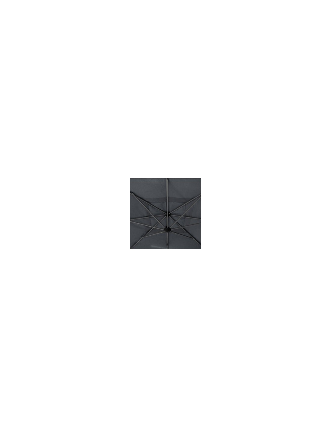 OMBRELLONE 171258A MANOA 2,5X2,5 ARDESIA su TreG Ingrosso