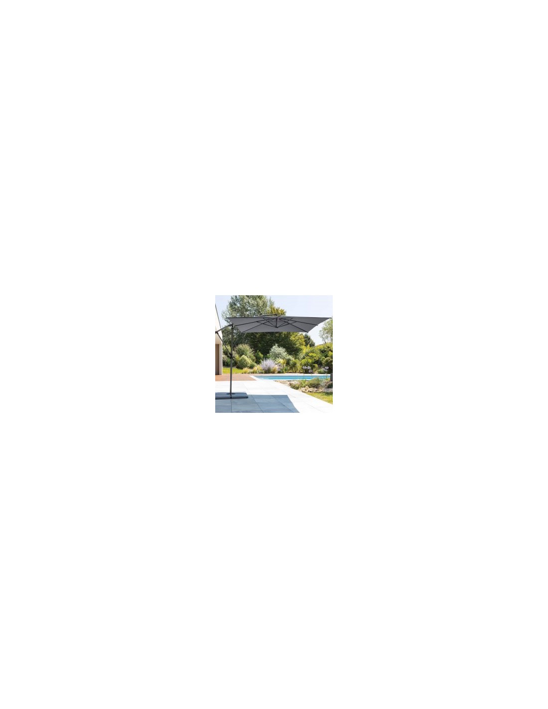 OMBRELLONE 171258A MANOA 2,5X2,5 ARDESIA su TreG Ingrosso
