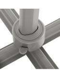 OMBRELLONE 171259A ELEA 3X4,2 ESAGONALE ARDESIA su TreG Ingrosso