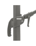 OMBRELLONE 171259A ELEA 3X4,2 ESAGONALE ARDESIA su TreG Ingrosso