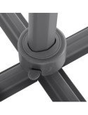 OMBRELLONE 171260A ELEA 3X3 ANTRACITE su TreG Ingrosso