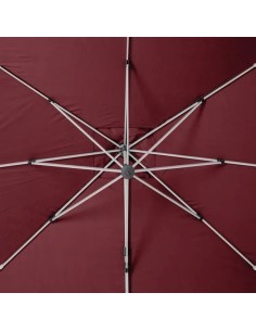 OMBRELLONE 171263D EQUADOR 3X3 BORDEAUX su TreG Ingrosso