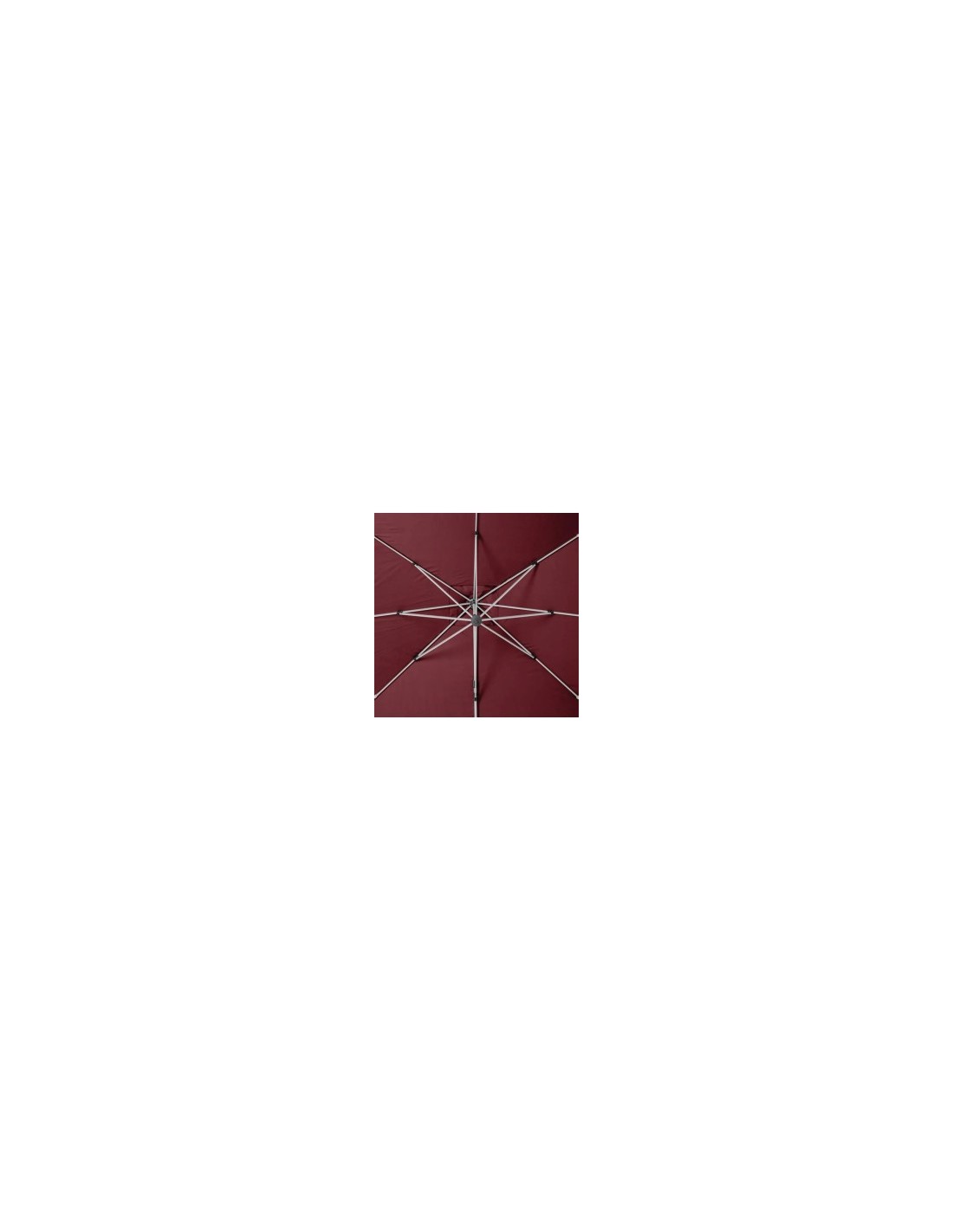OMBRELLONE 171263D EQUADOR 3X3 BORDEAUX su TreG Ingrosso