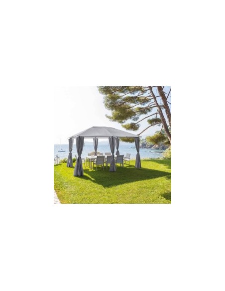 GAZEBO 123960 SANTORINI 4X3 ARDESIA su TreG Ingrosso