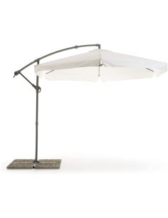 OMBRELLONE LUNA BIANCO 3 X 3 MT su TreG Ingrosso