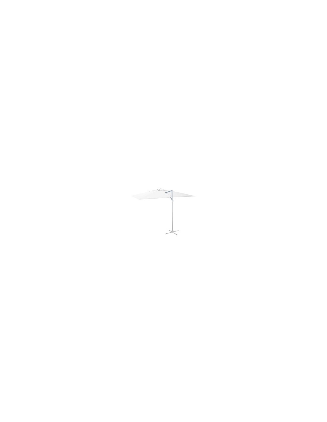 OMBRELLONE 730120 NEW MICHIGAN BIANCO 3X4X2,75MT ALLUMINIO  (base non inclusa)