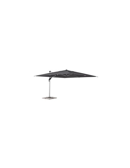 OMBRELLONE ARIES 4X4 ALLUMINIO GRIGIO SCURO (base non inclusa)