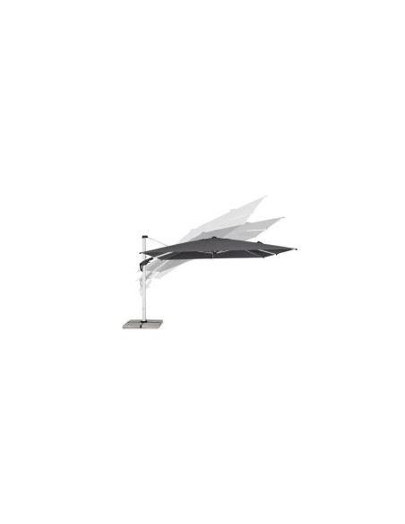 OMBRELLONE ARIES 4X4 ALLUMINIO GRIGIO SCURO (base non inclusa)