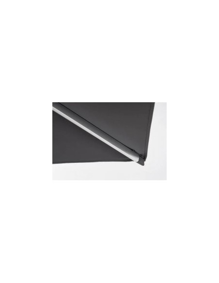 OMBRELLONE ARIES 4X4 ALLUMINIO GRIGIO SCURO (base non inclusa)