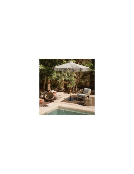 OMBRELLONE 0795439 MACRAME 2,5MT H2,5MT  NATURALE  (base non inclusa)