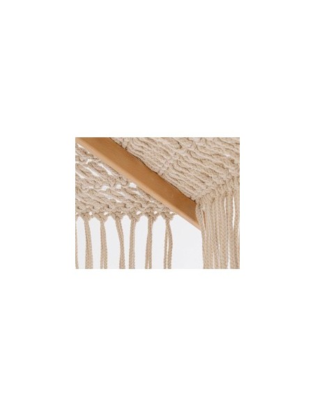 OMBRELLONE 0795439 MACRAME 2,5MT H2,5MT  NATURALE  (base non inclusa)