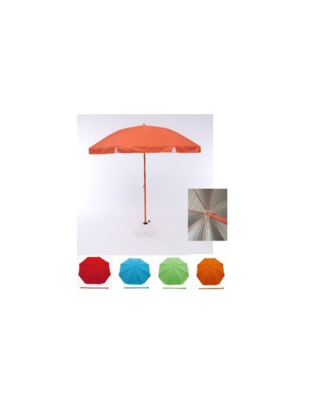 OMBRELLONE BU862 VIAREGGIO 200/8 OXFORD TINTA UNITA (base non inclusa)