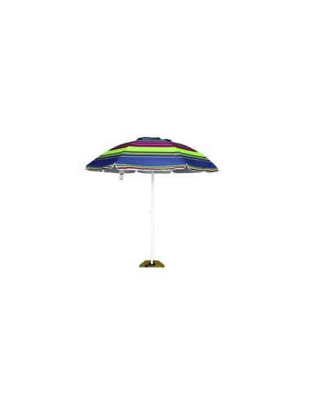 OMBRELLONE BU907 FORMENTERA 200/8 POLY/SILVER su TreG Ingrosso
