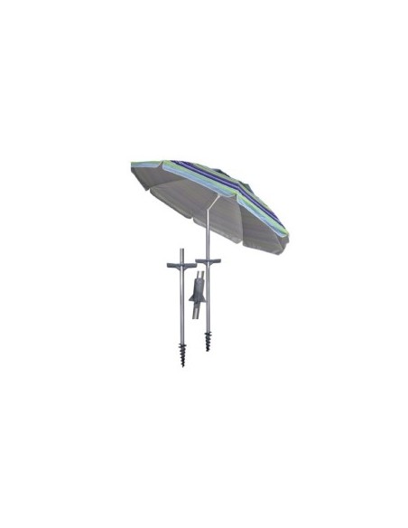 OMBRELLONE BU929 ALASSIO 240/8 POLY/SILVER su TreG Ingrosso