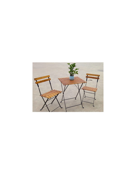 SET BISTRO TELFORD TAVOLO+2SEDIE 55X54CM