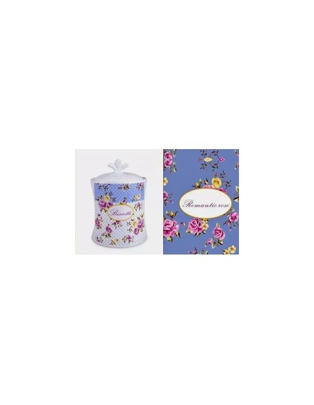BISCOTTIERA 82264 ROMANTIC ROSE CERAMICA