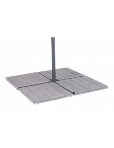 SET 4 MARMETTE 50x50cm CEMENTO WENGE su TreG Ingrosso
