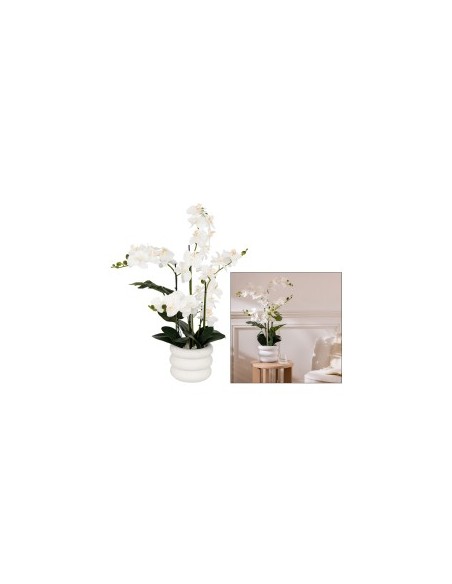 ORCHIDEA 206610 MICK VASO CERAMICA 65X55X80CM BIANCO