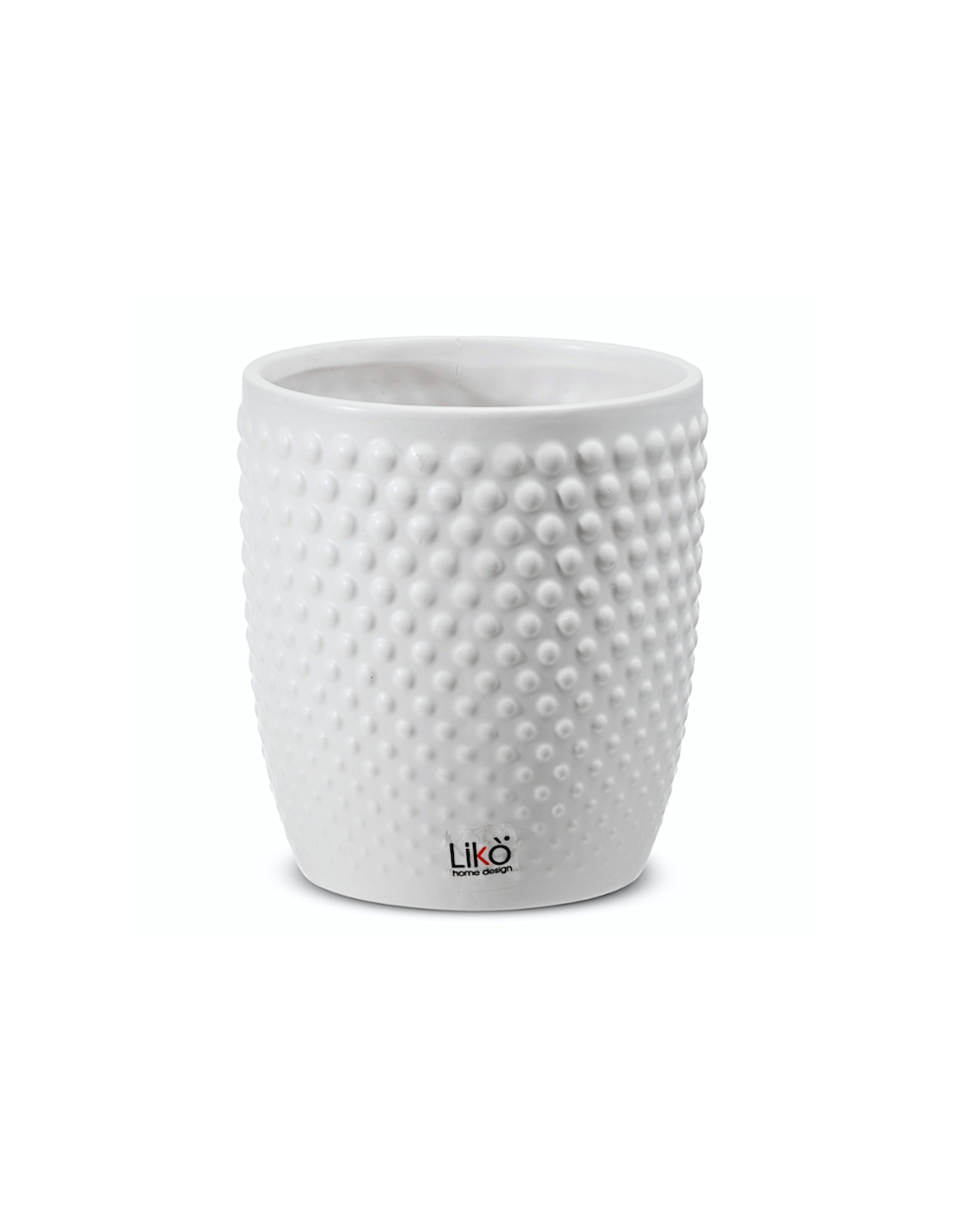 VASO CR185/13W CASPO'YORK 13X14CM BIANCO