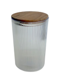 CONTENITORE TONDO 1,35LT COPERCHIO LEGNO