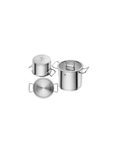 PRO CASSERUOLA ALTA 24CM INOX CON COPERCHIO
