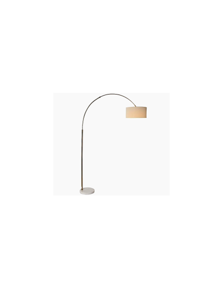 LAMPADA DA TERRA LA212968 LINO/MARMO 126X40X193CM DORATO