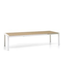 TAVOLO M0992-08 SANTORINI BIANCO 220/292X100CM ALLUNGABILE su TreG ...
