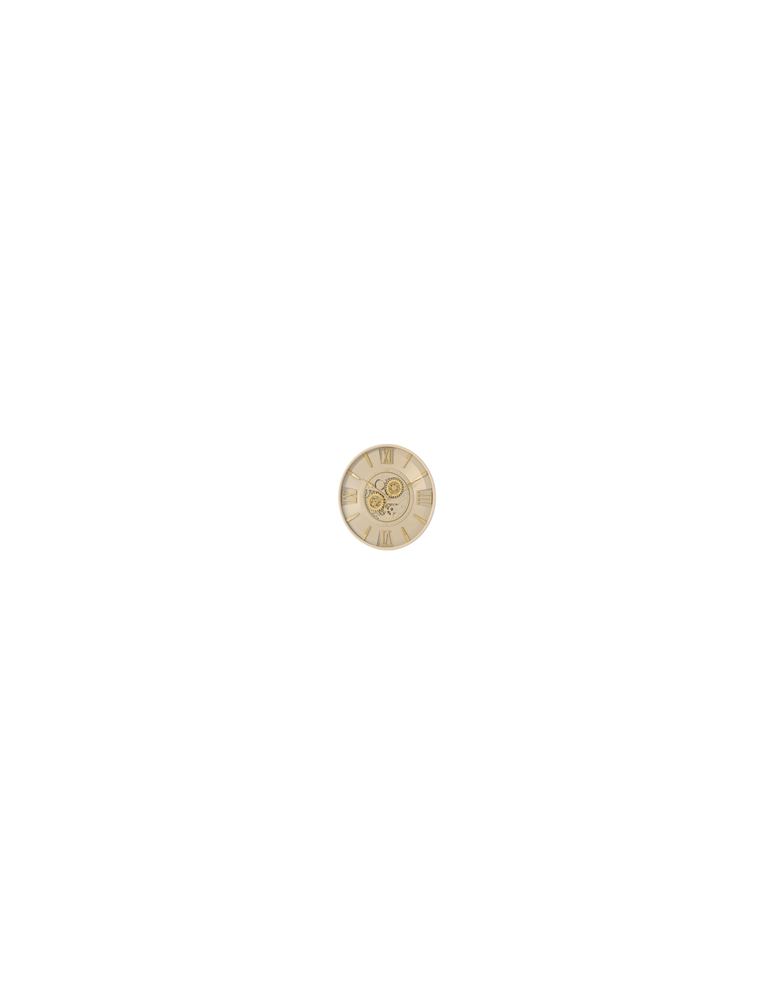 OROLOGIO PARETE RE218789 FERRO DIAM.60CM BEIGE