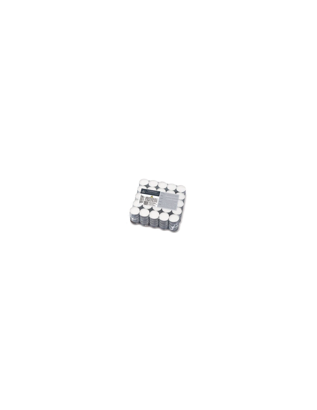 CONF 100 CANDELE 87605 TEALIGHT 3,6CM BIANCHI
