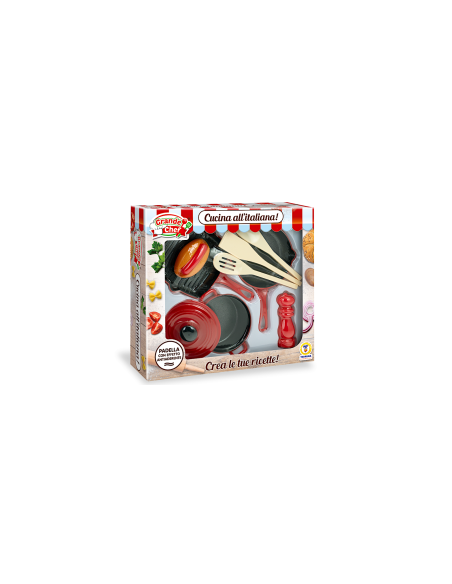 GRANDE CHEF - SET PENTOLE CON ACCESSORI