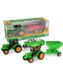 LINEA VERDE 68512 TRATTORE CON RIMORCHIO ASSORTITO A FRIZIONE