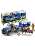 PLAY CITY - PLAYSET TRASPORTO CAVALLI LUCI E SUONI