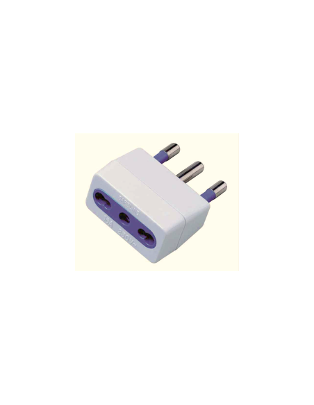 ADATTATORE SPINA E275 10/16A BIANCO
