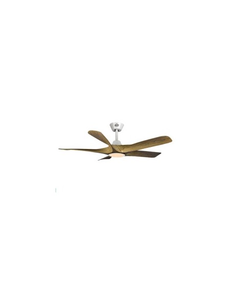 VENTILATORE DA SOFFITTO PALE LEGNO D142CM CON LUCE LED