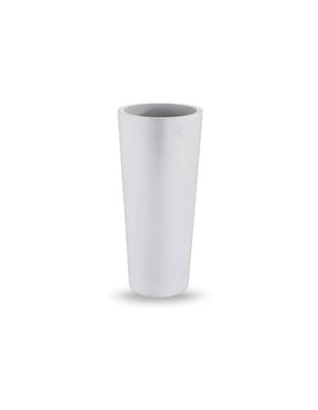 VASO FIORIERA TONDO IN RESINA H.85 CM VECA