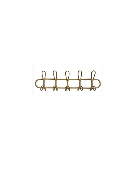 APPENDIABITI PARETE PP220388 5P RATTAN 65X5X20CM