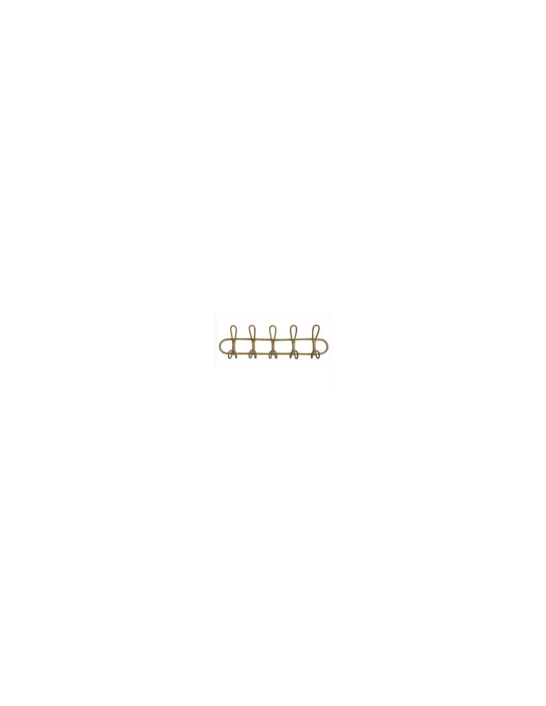 APPENDIABITI PARETE PP220388 5P RATTAN 65X5X20CM