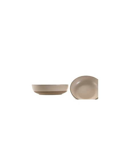 PIATTO FONDO PC219730 GRES 20CM BEIGE