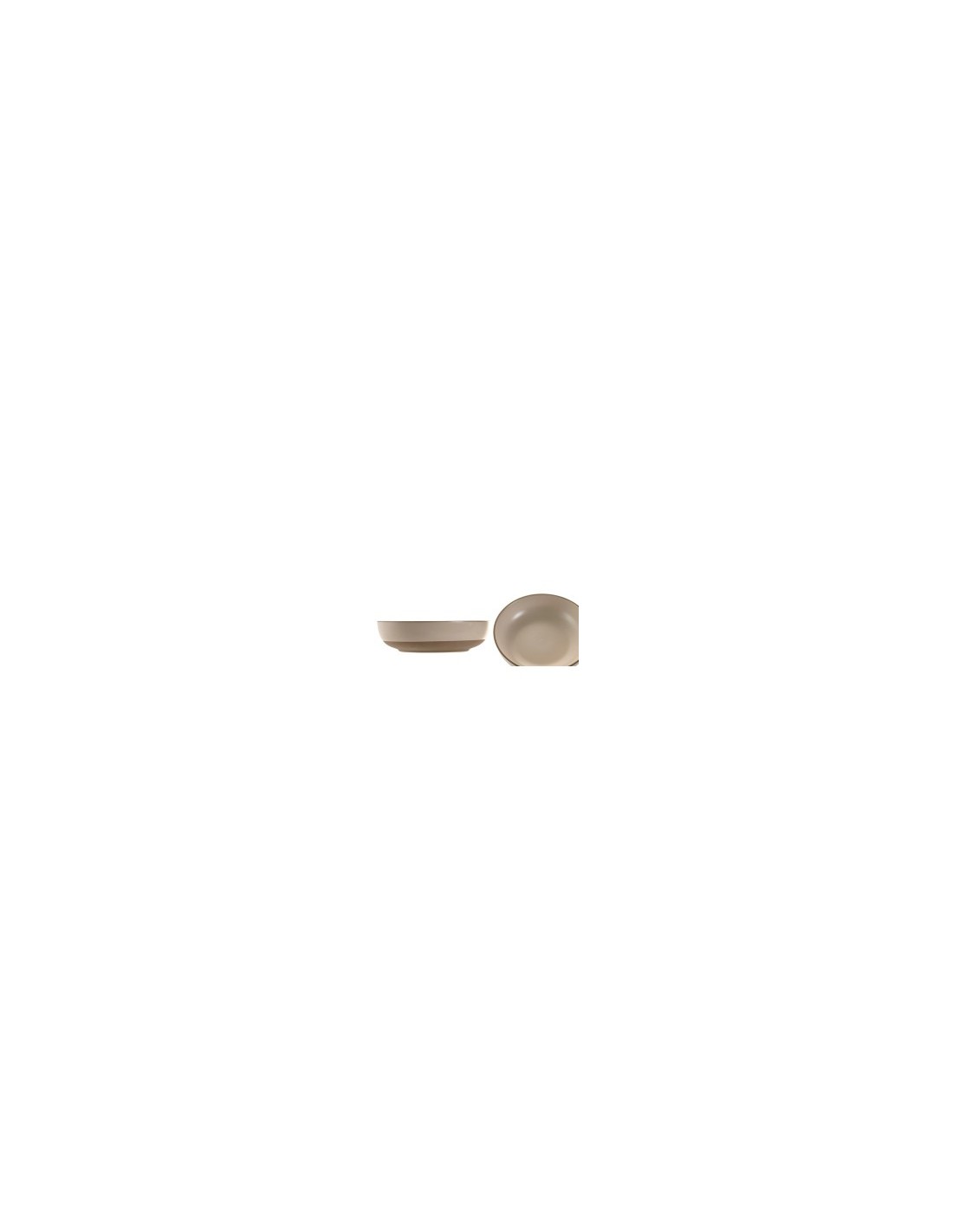 PIATTO FONDO PC219730 GRES 20CM BEIGE