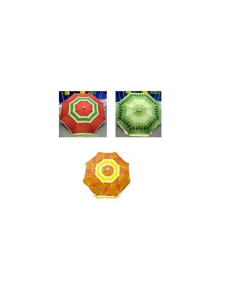 OMBRELLONE FRUITS 200 MULTIRIGHE (base non inclusa)