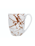MARBLE BIANCO TAZZA MUG 8X11CM