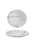 MARBLE BIANCO PIATTO DESSERT 20CM