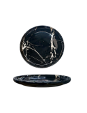 MARBLE NERO PIATTO DESSERT 20CM