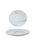 MARBLE BIANCO PIATTO PIANO 27CM