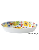 CAMPAGNA TOSCANA CIOTOLA OVALE 25CM H4,5CM