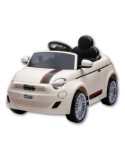 AUTO FIAT 500E BIANCA 12V CON TELECOMANDO su TreG Ingrosso