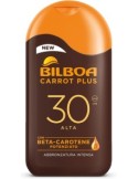 Bilboa - Latte Solare Protettivo Viso e Corpo SPF 30 con Vitamina C - Ideale per Pelli Sensibili - Flacone da 200 ml