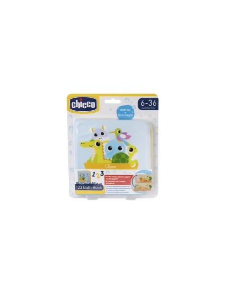 123 Libro Bagno Chicco – Gioco Educativo per il Bagnetto (6-36 mesi)